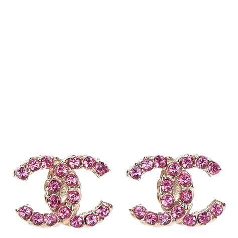 hot pink chanel earrings|chanel clip on earrings price.